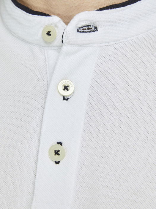 Jack Jones Tricou Polo Alb Slim Barbati [5]