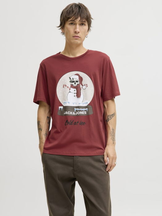 JACK&JONES Tricou Rosu  Barbati [1]