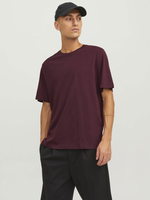 Jack Jones Tricou Rosu Visiniu Regular Barbati [3]