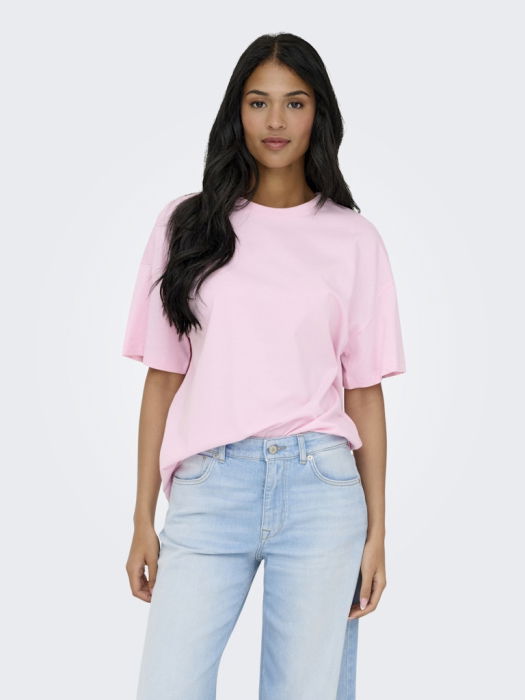 Jdy Tricou Roz Deschis Loose Femei [2]