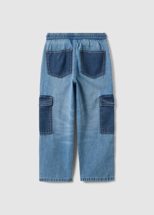 Джинсовые Джоггеры Для Мальчиков Light Blue 3-10 Лет [2]