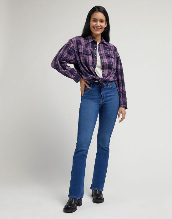 Lee Женские Джинсы Синие BREESE BOOT Bootcut [3]