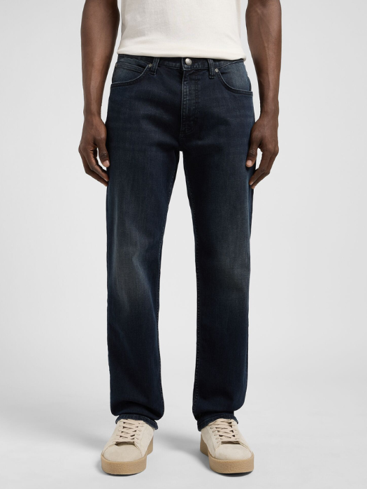 Lee Мужские Джинсы Чёрные WEST Regular Straight [2]