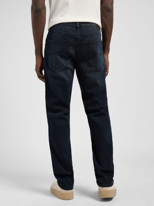 Lee Мужские Джинсы Чёрные WEST Regular Straight [4]