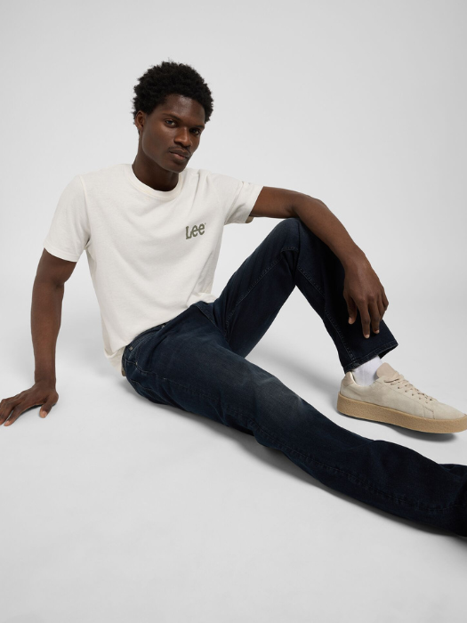 Lee Мужские Джинсы Чёрные WEST Regular Straight [6]