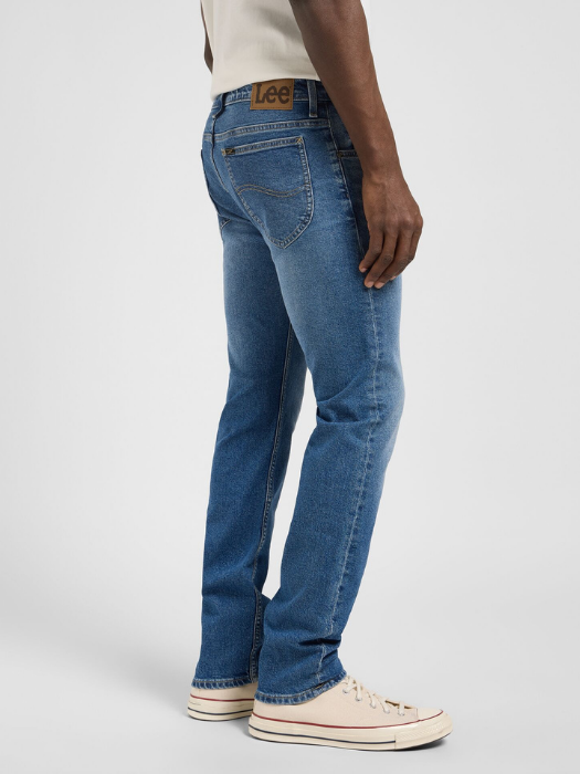 Lee Blugi Albastri RIDER Slim Straight Barbati [3]