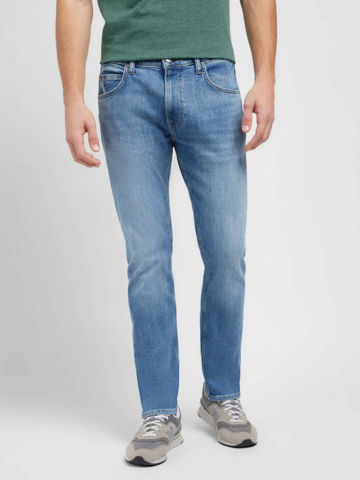 Lee Мужские Джинсы Светло-Синие RIDER Slim Straight [1]