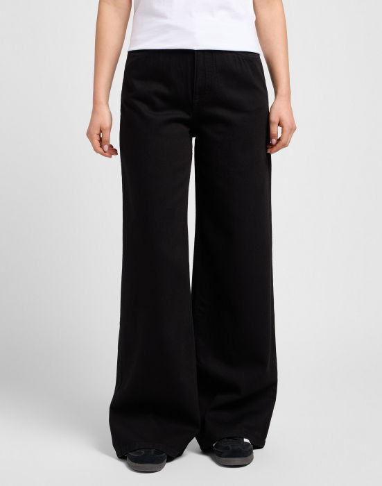 Lee Blugi Negri STELLA A LINE High Waist Wide Leg Femei [1]