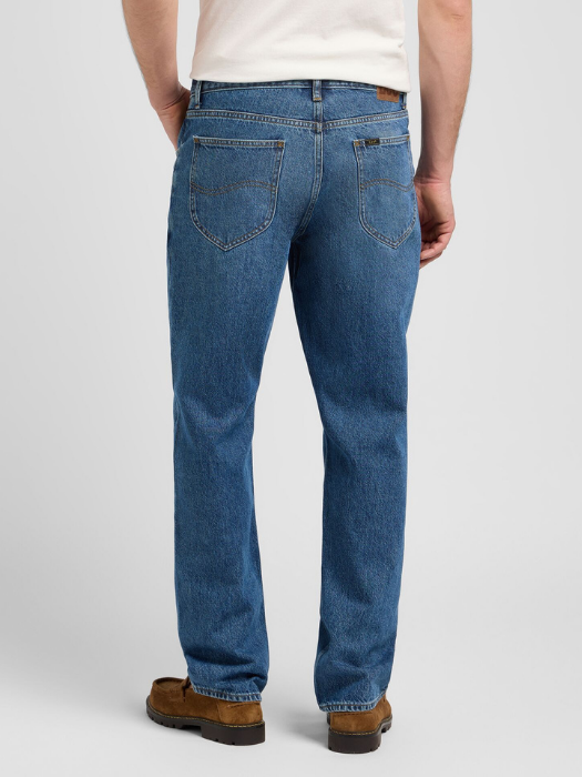 Lee Blugi Albastri HADEN Relaxed Straight Barbati [4]