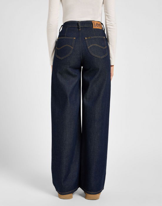 Lee Blugi Indigo STELLA A LINE High Waist Wide Leg Femei [2]