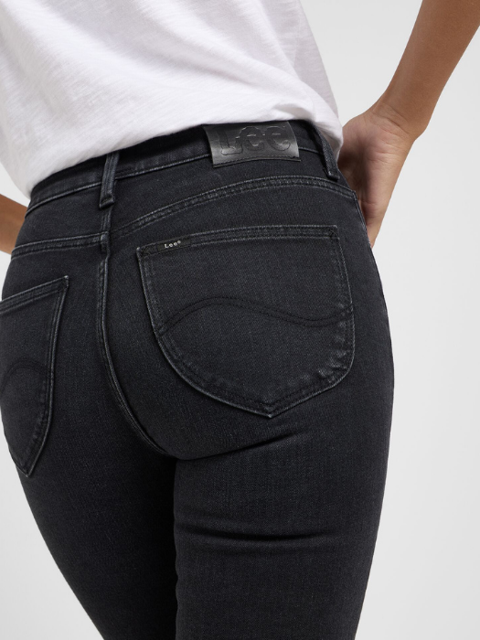 Lee Blugi Gri Inchis BREESE BOOT Skinny Bootcut Femei [5]