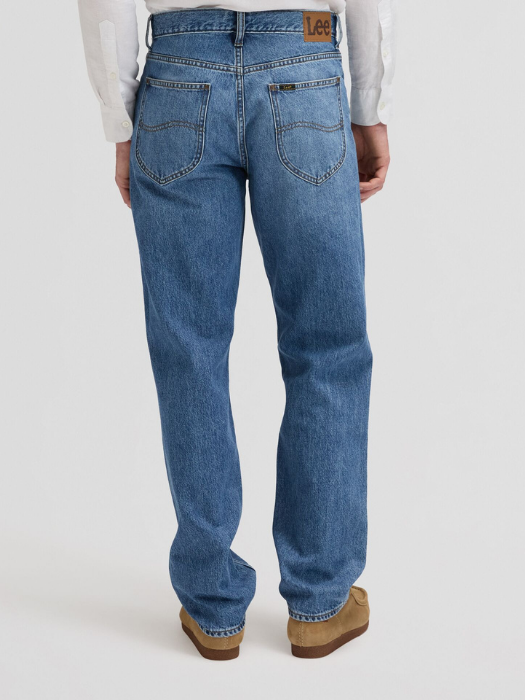 Lee Мужские Джинсы Синие HADEN Relaxed Straight [4]