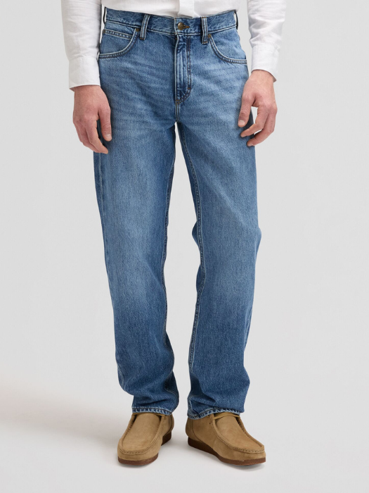 Lee Мужские Джинсы Синие HADEN Relaxed Straight [2]