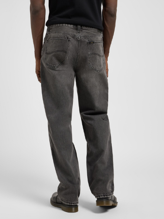 Lee Blugi Gri Inchis ASHER Loose Straight Barbati [4]