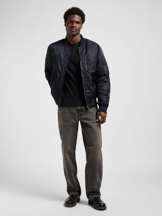 Lee Blugi Gri Inchis ASHER Loose Straight Barbati [1]