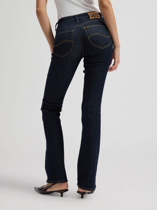 Lee Женские Джинсы Синие BREESE BOOT High Rise Bootcut [4]