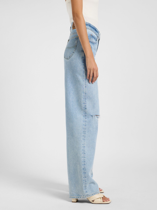Lee Женские Джинсы Светло-Синие RIDER LOOSE Loose Straight [3]