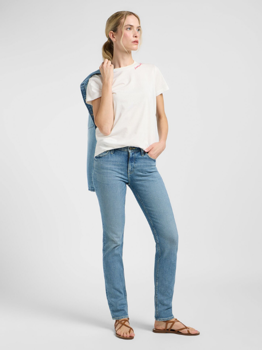 Lee Женские Джинсы Светло-Синие ELLY Slim Straight [3]