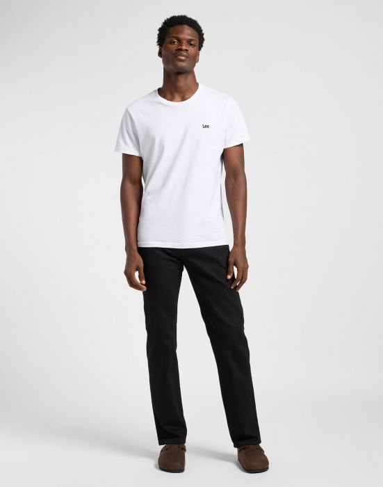 Lee Мужские Джинсы Чёрные WEST Regular Straight [5]