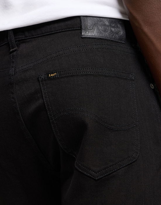 Lee Blugi Negri WEST Regular Straight Barbati [4]