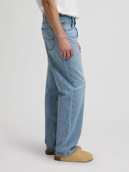 Lee Мужские Джинсы Синие ASHER Loose Straight [3]