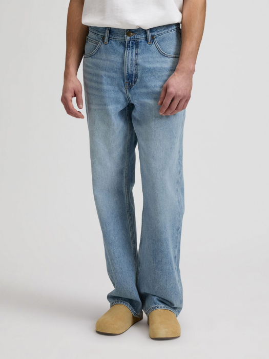 Lee Мужские Джинсы Синие ASHER Loose Straight [2]