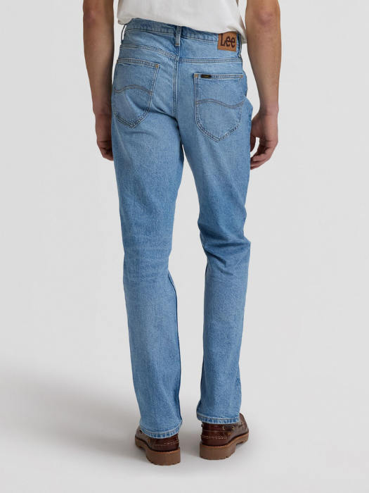 Lee Мужские Джинсы Синие WEST Regular Straight [4]