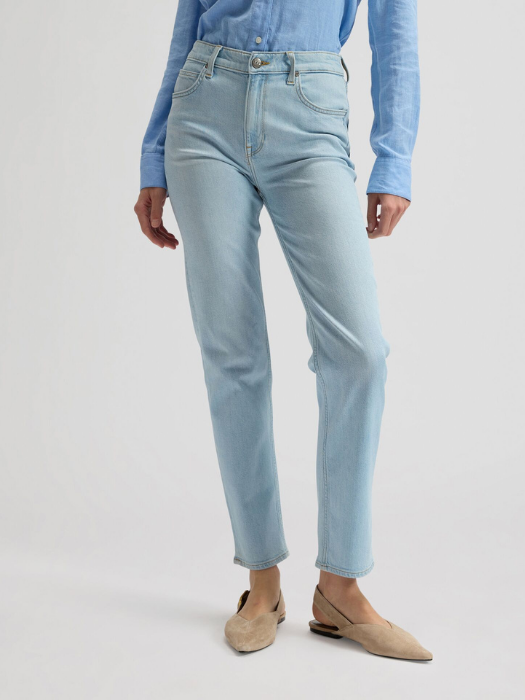 Lee Женские Джинсы Светло-Синие CAROL High Rise Straight [2]