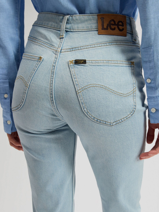 Lee Женские Джинсы Светло-Синие CAROL High Rise Straight [5]