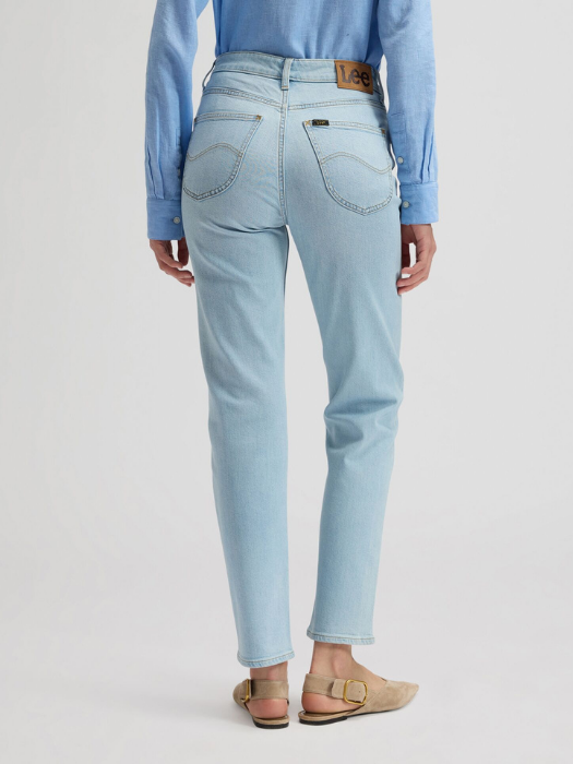 Lee Женские Джинсы Светло-Синие CAROL High Rise Straight [4]