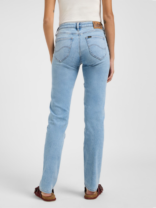 Lee Женские Джинсы Светло-Синие MARION Classic Straight [2]