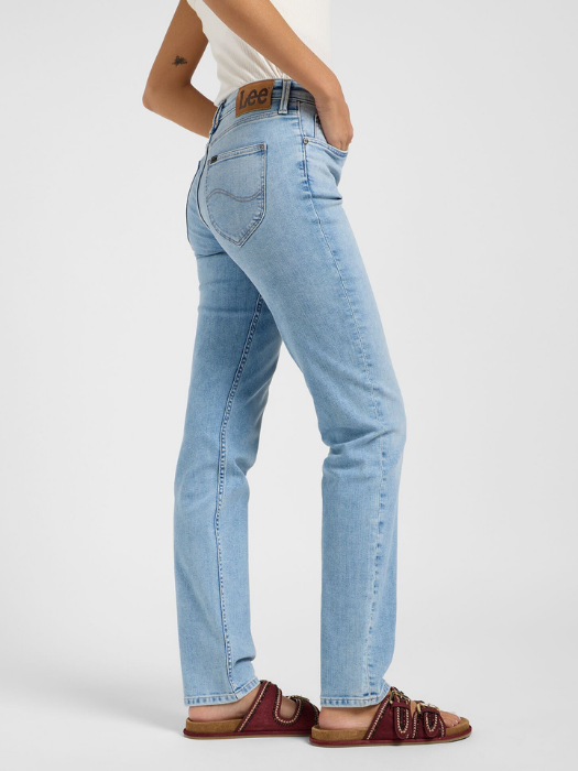 Lee Женские Джинсы Светло-Синие MARION Classic Straight [3]