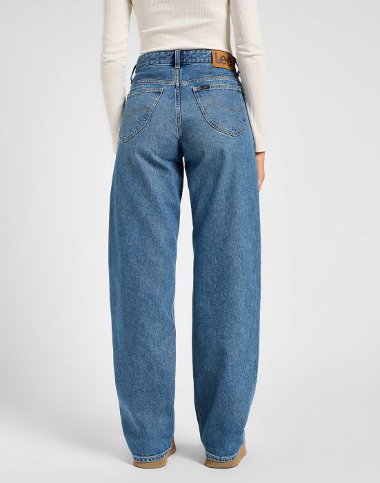 Lee Blugi Albastri RIDER LOOSE Loose Straight Femei [2]