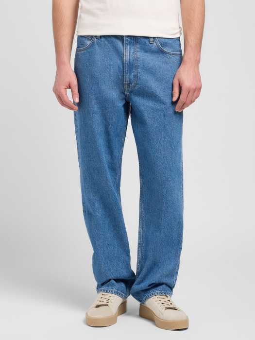 Lee Blugi Albastri ASHER Loose Straight Barbati [2]