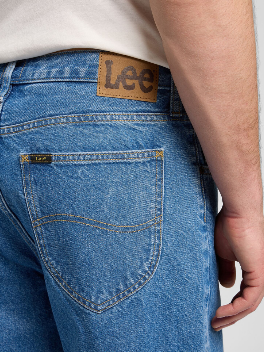 Lee Blugi Albastri ASHER Loose Straight Barbati [5]