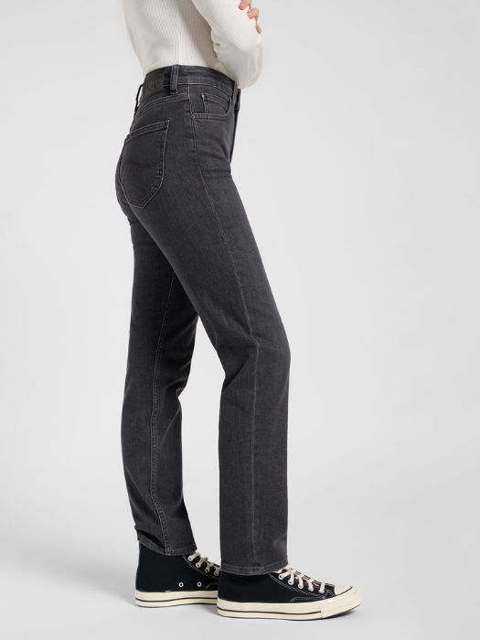 Lee Blugi Gri Inchis CAROL Regular Straight Femei [2]