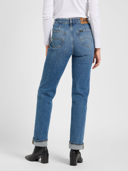 Lee Blugi Albastri JUNE Regular Straight Femei [3]