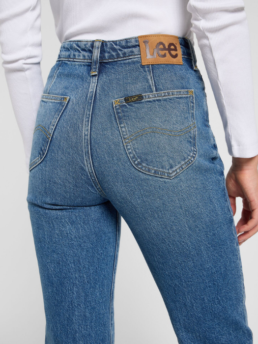 Lee Blugi Albastri JUNE Regular Straight Femei [4]