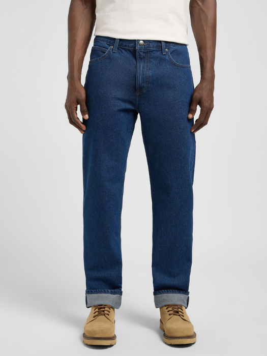 Lee Мужские Джинсы Синие WEST Regular Straight [2]