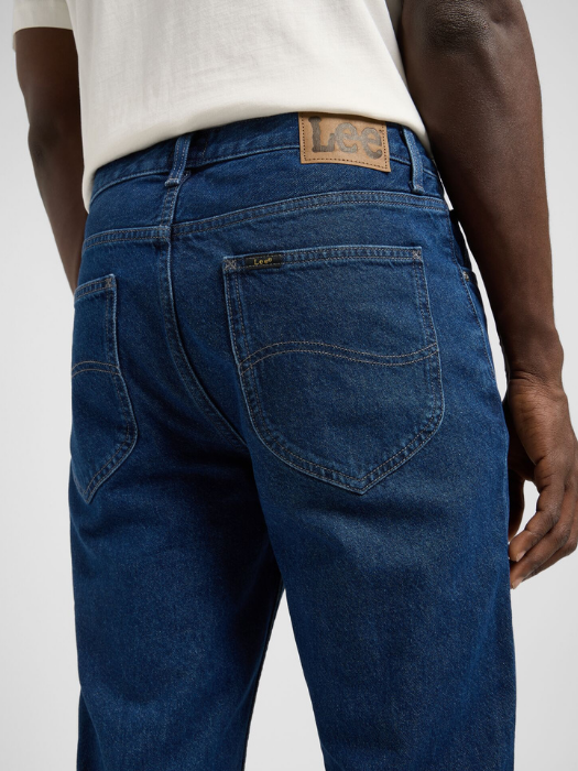 Lee Мужские Джинсы Синие WEST Regular Straight [5]