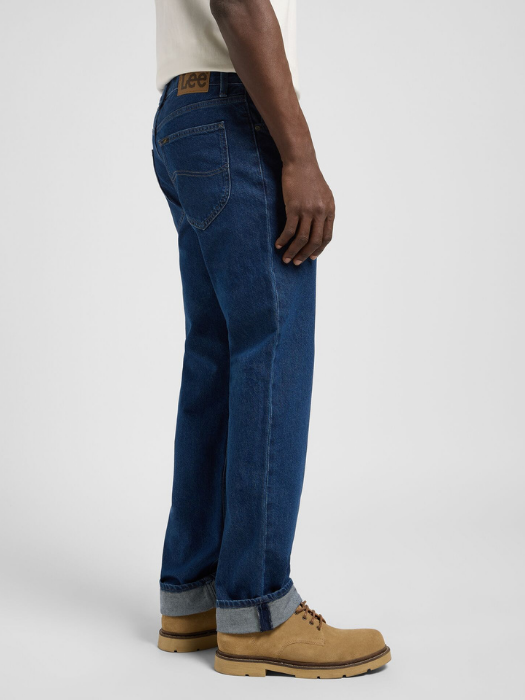 Lee Мужские Джинсы Синие WEST Regular Straight [3]
