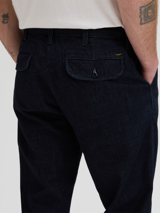 Lee Blugi Negri CHINO Relaxed Tapered Barbati [5]