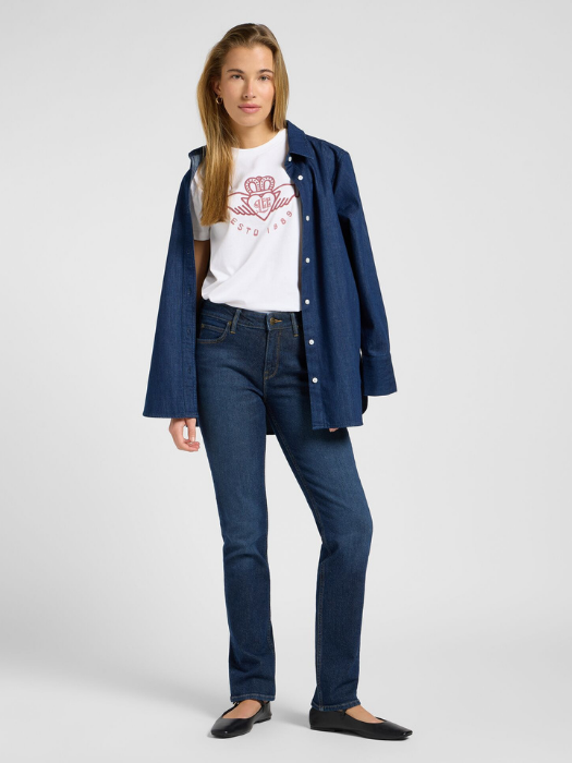 Lee Blugi Navy ELLY Slim Straight Femei [5]