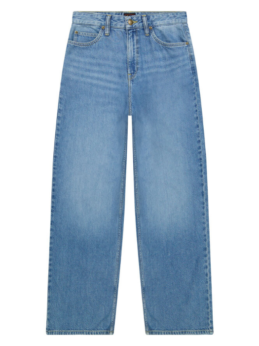 Lee Blugi Albastri Deschisi STELLA High Waist Wide Leg Femei [6]