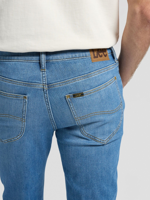 Lee Мужские Джинсы Синие RIDER Slim Straight [5]