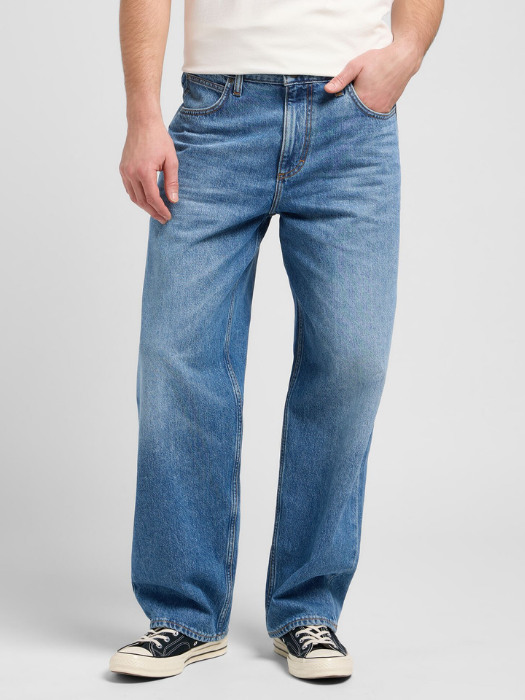 Lee Blugi Albastri BAGGY JEAN Loose Barbati [2]