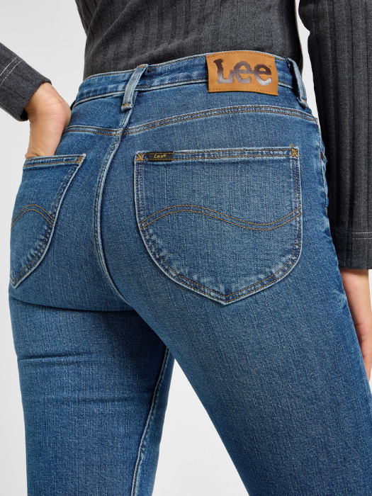 Lee Женские Джинсы Синие BREESE BOOT Bootcut [5]