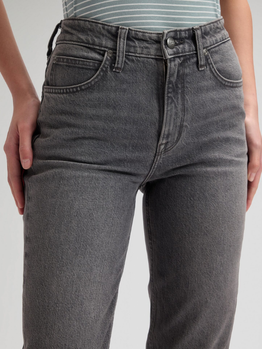 Lee Женские Джинсы Тёмные Серые CAROL High Rise Straight [5]