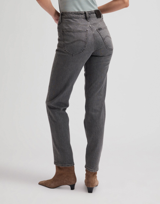 Lee Женские Джинсы Тёмные Серые CAROL High Rise Straight [4]