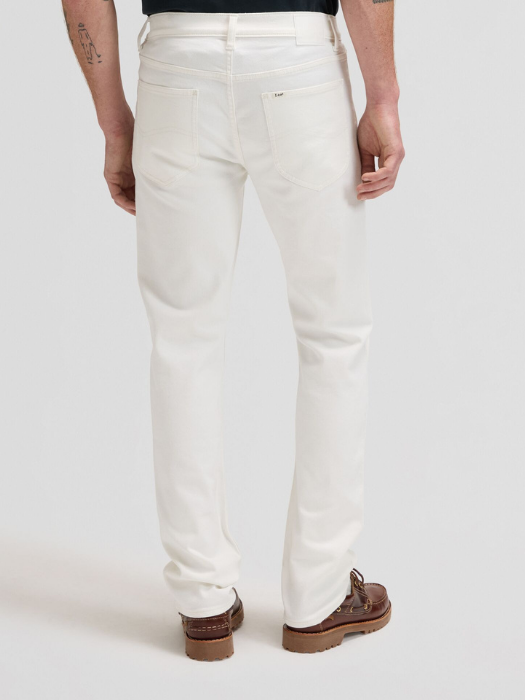 Lee Мужские Джинсы Белые DAREN Regular Straight [4]